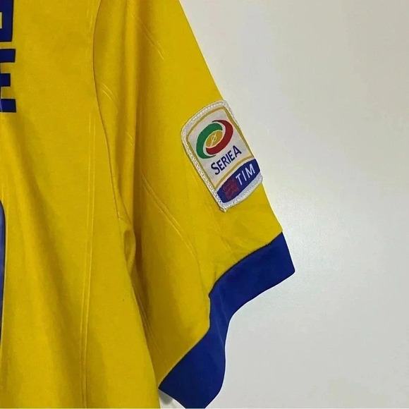 Juventus Jeep yellow men’s soccer jersey size XL blokecore  sporty athlesure - Picture 3 of 7